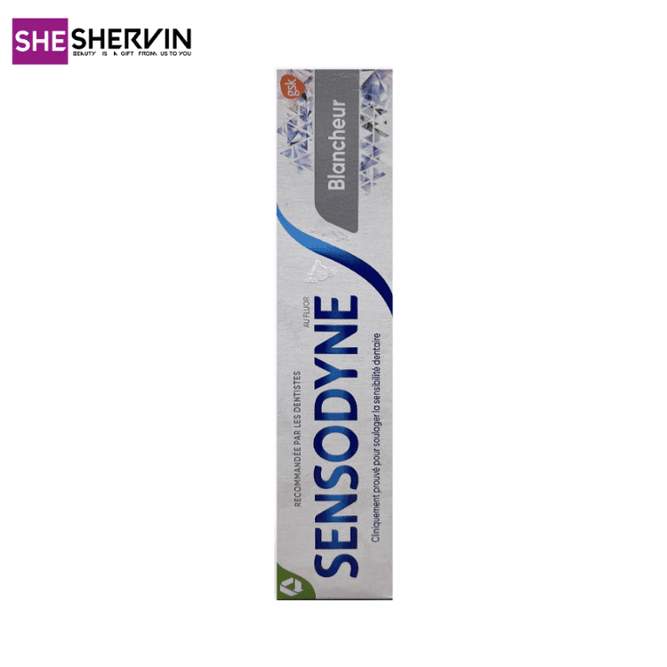 خمیردندان سفیدکننده سنسوداین مدل بلانشور 75 میل Sensodyne Blancheu — تصویر ۱۱