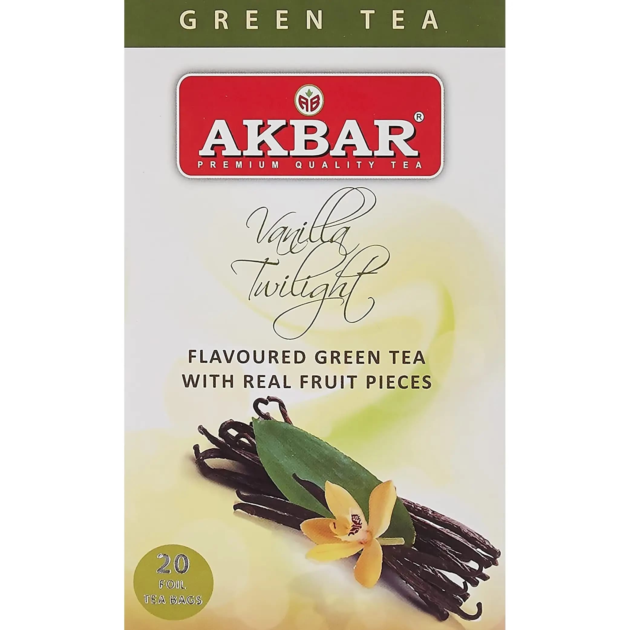 دمنوش چای سبز و وانیل اکبر 20 عددی Akbar Vanilla Twilight Tea — تصویر ۳