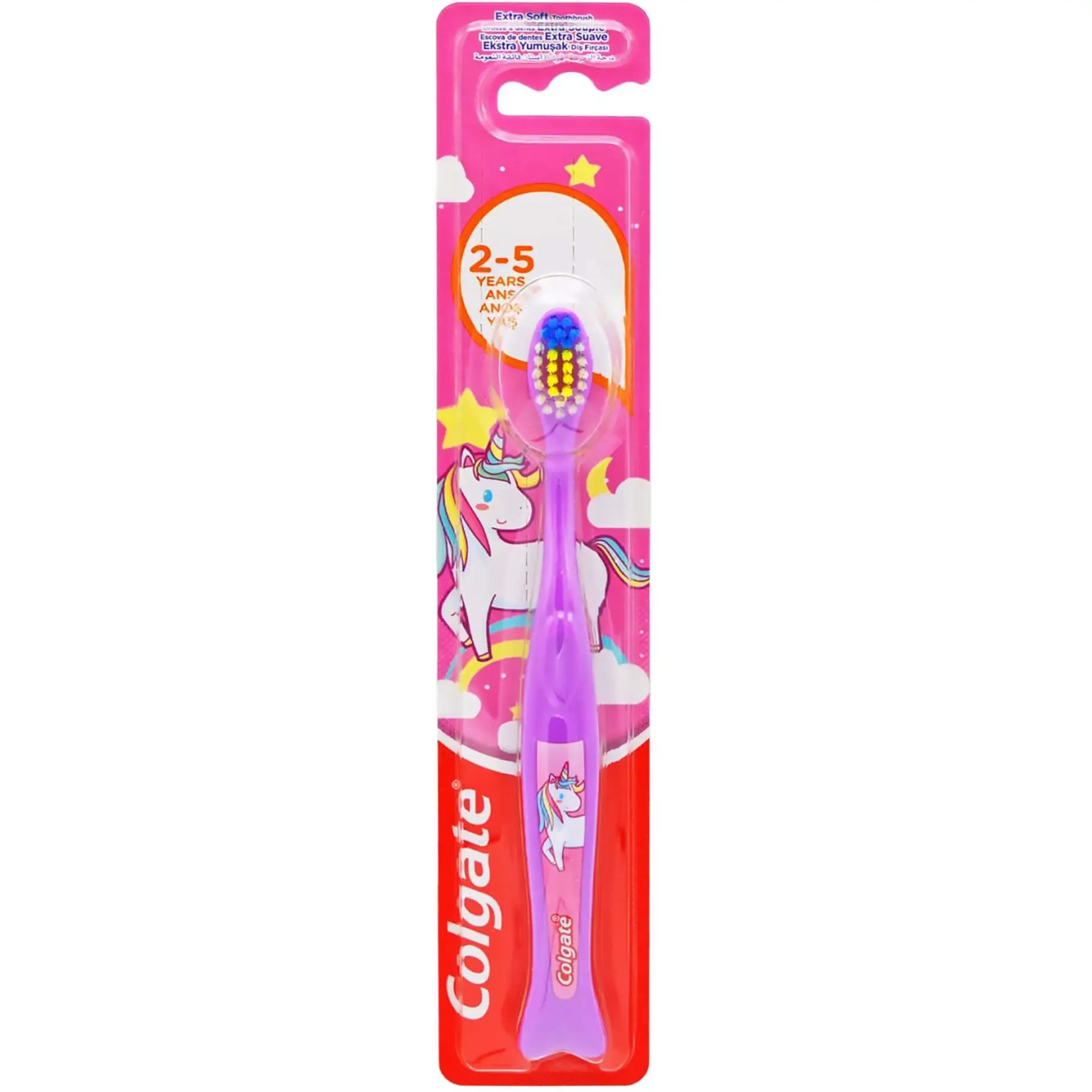 مسواک کودک اکسترا سافت (خیلی نرم) کلگیت 2 تا 5 سال بنفش Colgate Kids (2-5 Years) Extra Soft Toothbrush