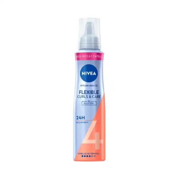 موس موی فرم دهنده (فر کننده و ضد وز) نیوآ فلکسیبل 150 میل Nivea Styling Mousse Flexible Curls & Care — تصویر ۷