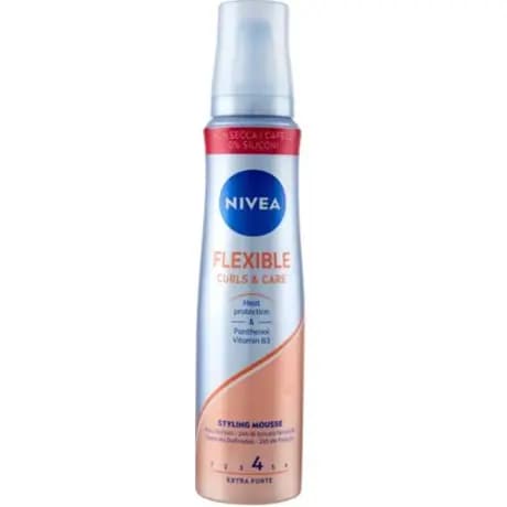موس موی فرم دهنده (فر کننده و ضد وز) نیوآ فلکسیبل 150 میل Nivea Styling Mousse Flexible Curls & Care — تصویر ۲
