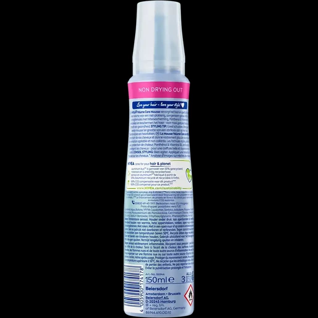 موس موی حجم دهنده نیوآ ولوم شماره 4- 150 میل Nivea Styling Mousse Volume Care — تصویر ۳