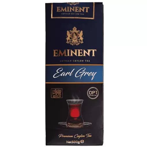 چای سیاه عطری ارل گری امیننت 500گرمی Eminent Earl Grey Artisan Ceylon Tea OP1