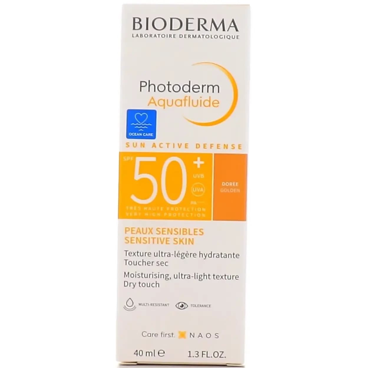 کرم ضد آفتاب فتودرم آکوا فلوئید بایودرما مناسب انواع پوست 40 میل Bioderma Photoderm Aquafluide — تصویر ۳