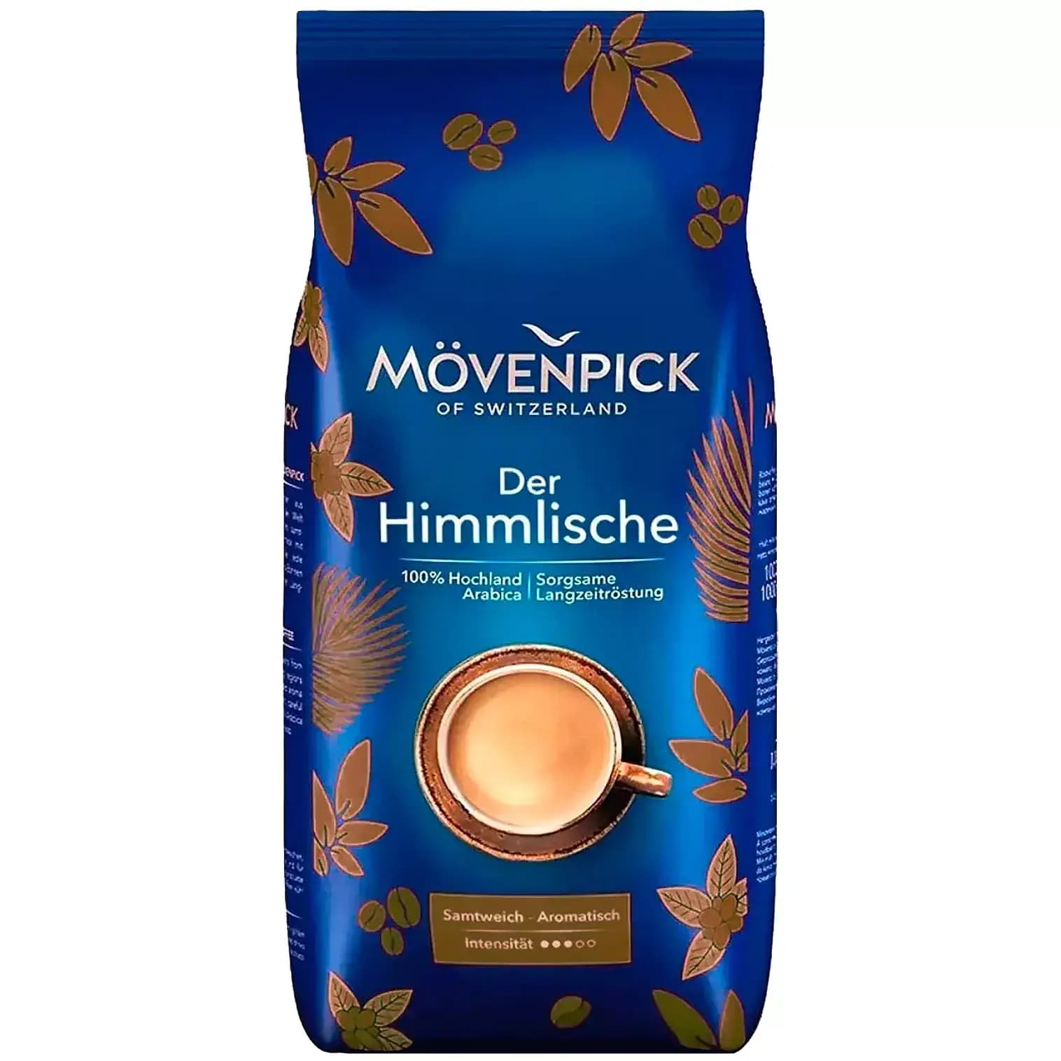 دانه قهوه موونپیک در هیملیشه (بهشتی) 100% عربیکا 1 کیلویی Movenpick Der Himmlische — تصویر ۲
