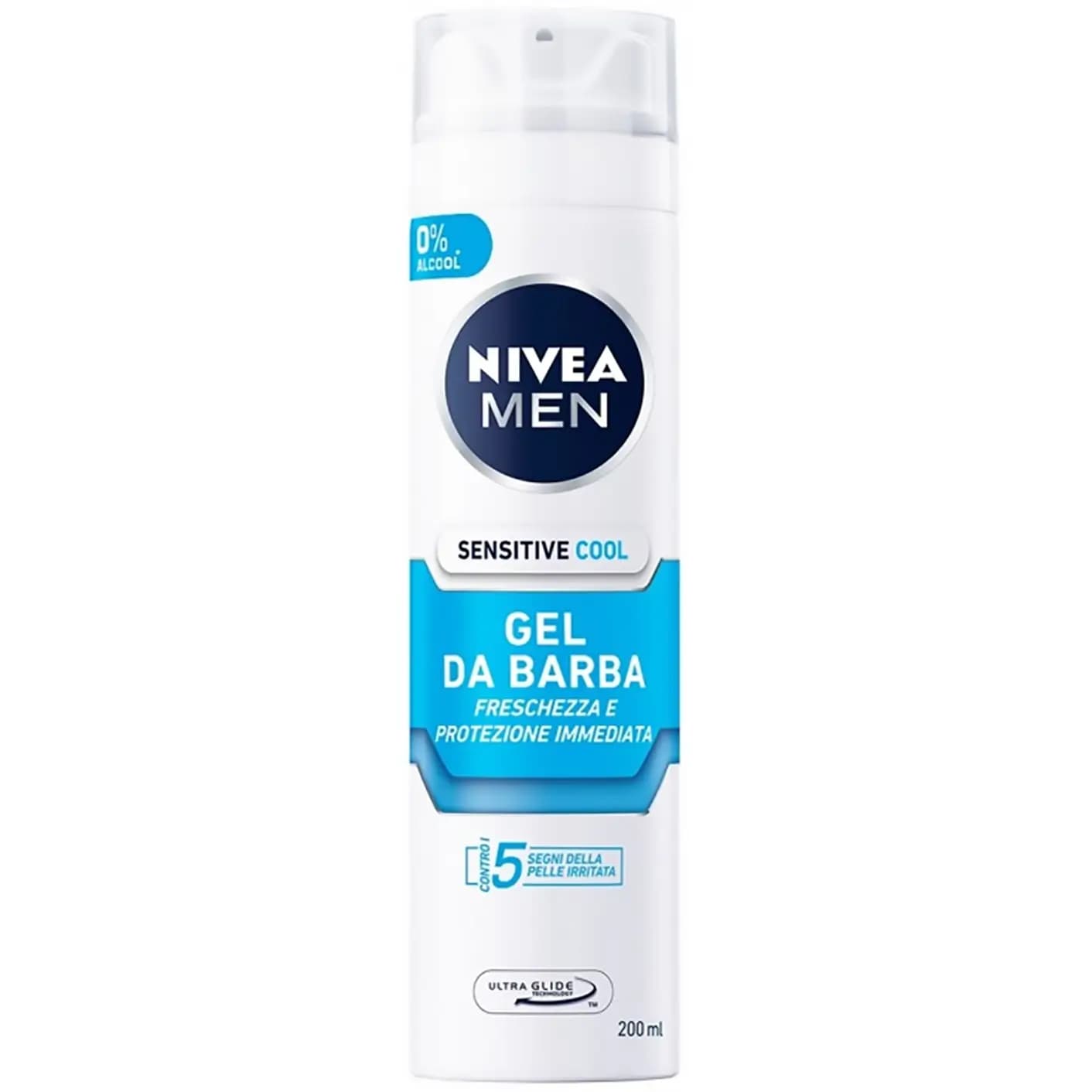 ژل اصلاح نیوا خنک کننده ضد حساسیت 200 میل Nivea Sensitive Cool Shaving Gel Da Barba — تصویر ۲