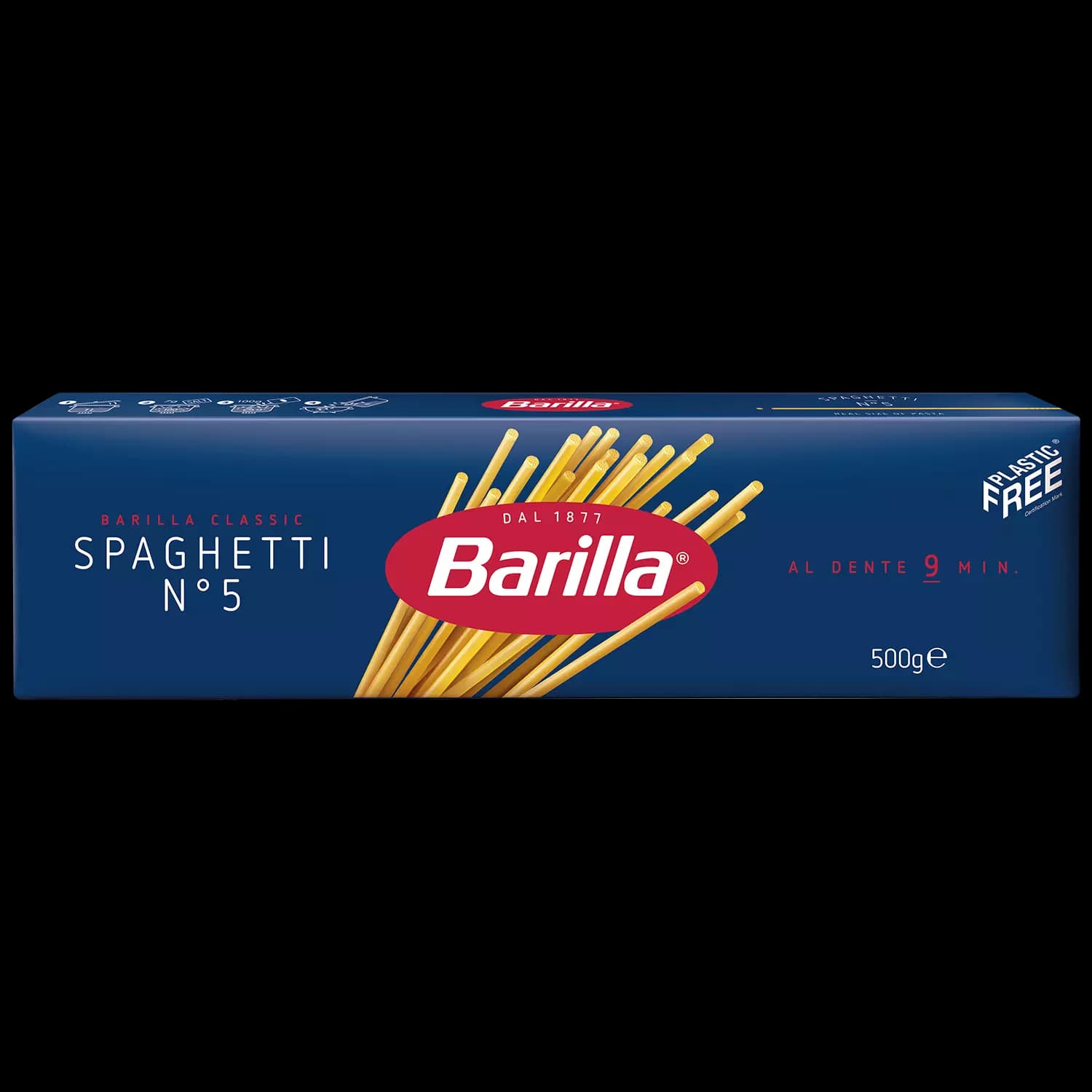 اسپاگتی باریلا 5.N ایتالیایی با گندم دوروم – 500گرمی Barilla N.5 Spaghetti