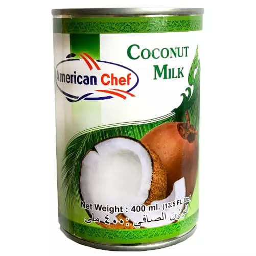 شیر نارگیل امریکن چف 400 میل American Chef Coconut Milk — تصویر ۳
