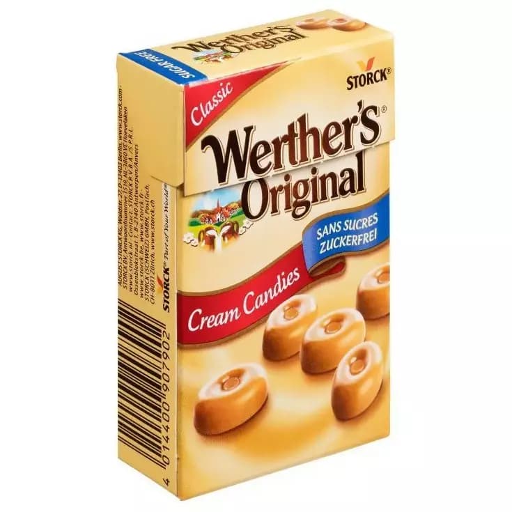 آبنبات کلاسیک بدون قند وردرز 42 گرمی Werther’s Original Sugar Free Cream Candies — تصویر ۲