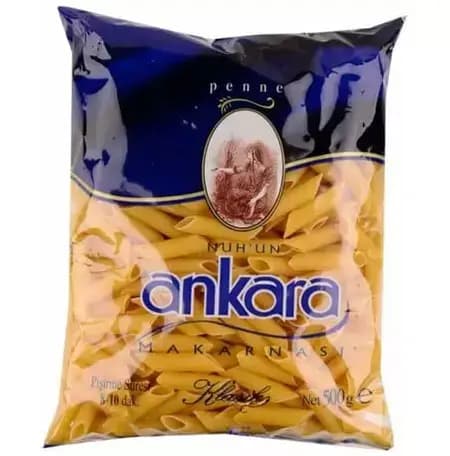 ماکارونی آنکارا پنه (لوله ای) 500 گرمی Ankara Makarnasi Klasik Penne — تصویر ۲