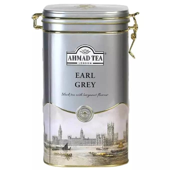 چای معطر ارل گری احمد قوطی فلزی 450 گرمی Ahmad Tea Earl Grey