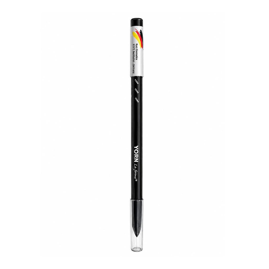 مداد چشم یورن مدل شو کربن بلک ۲۴ ساعته YORN Show Eye Liner Pencil Carbon Black & Long Wear — تصویر ۲
