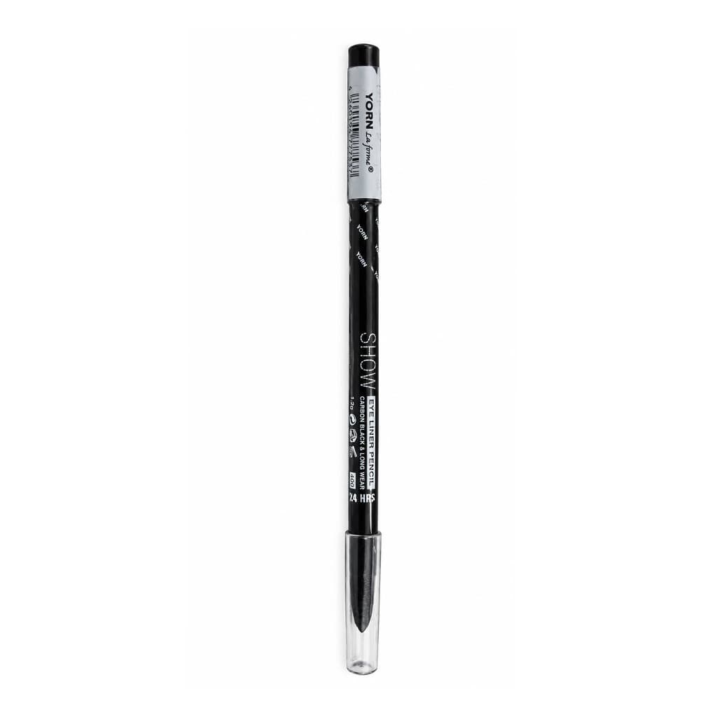 مداد چشم یورن مدل شو کربن بلک ۲۴ ساعته YORN Show Eye Liner Pencil Carbon Black & Long Wear — تصویر ۳