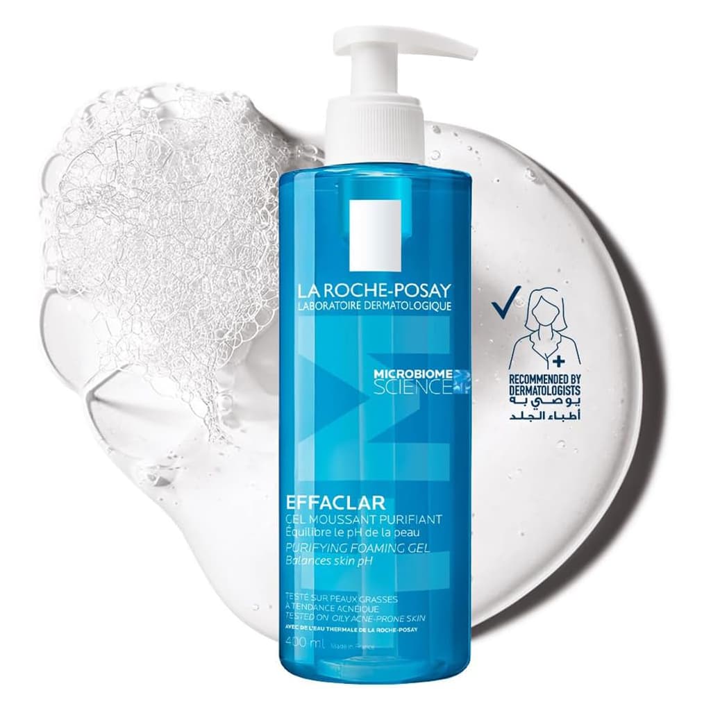 ژل شستشوی لاروش پوزای پوست چرب LA ROCHE POSAY Effaclar 400ML — تصویر ۳