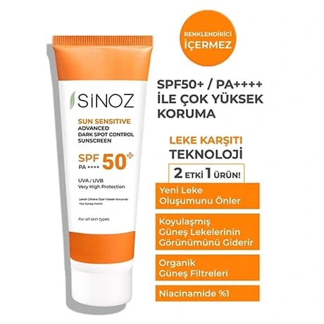 کرم ضد آفتاب ضد لک سینوز SINOZ DARK SPOT — تصویر ۹