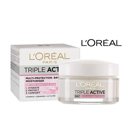 کرم آبرسان 24 ساعته لورال LOREAL TRIPLE ACTION — تصویر ۹