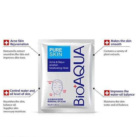 ماسک ضد جوش بیوآکوا ورقه ای BIOAQUA — تصویر ۳