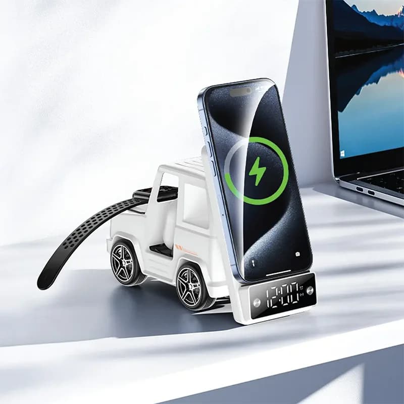 شارژر وایرلس 6 کاره گرین لاین مدل Green G-WAG 6IN1 Wireless Charger — تصویر ۵