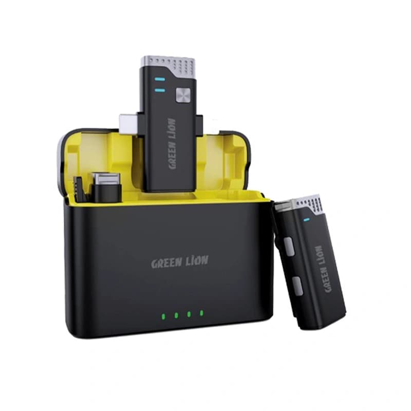 میکروفون بی سیم همراه با ریموت کنترل گرین لاین Green Lion Wireless Microphone