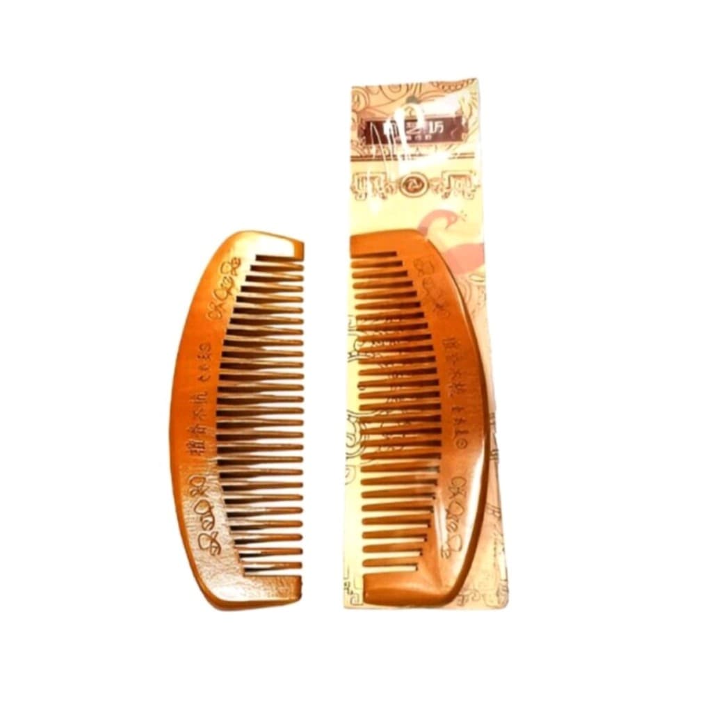 شانه چوبی سنتی (دندانه درشت بدون دسته) — تصویر ۴