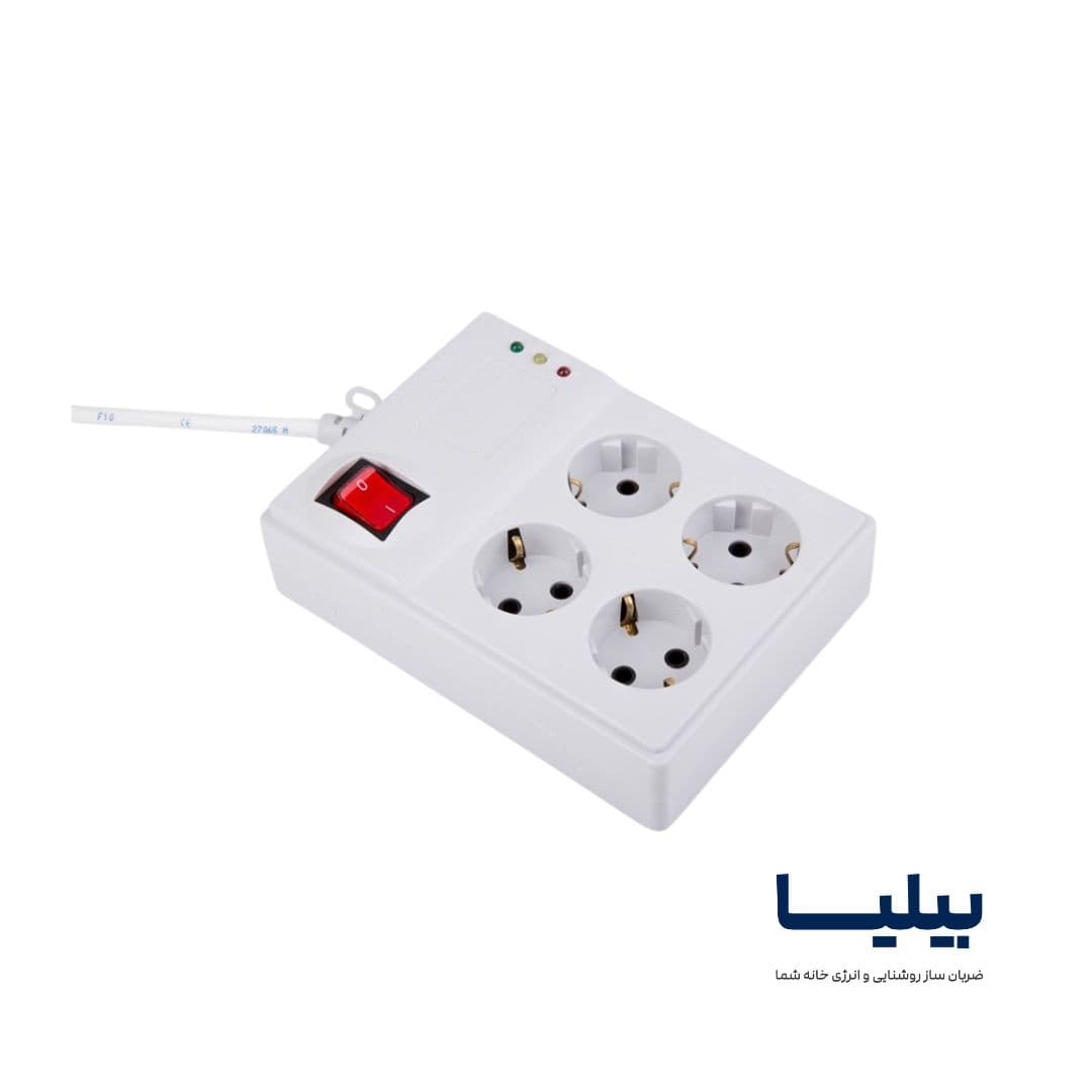 محافظ برق 4 خانه پارت الکتریک مناسب کامپیوتر و صوتی و تصویری با کابل 5 متری