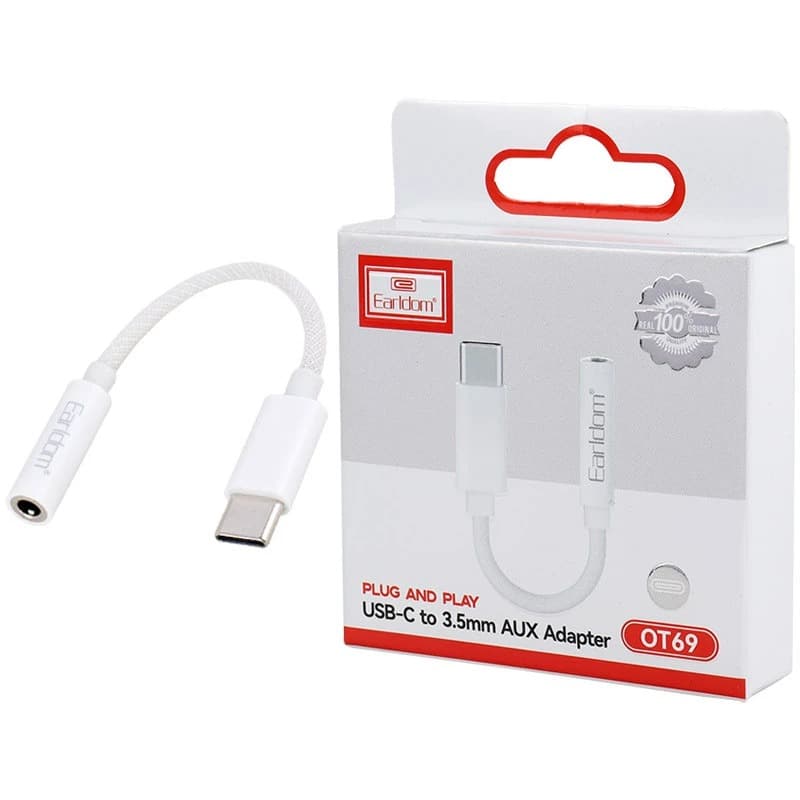 مبدل Type-C به جک 3.5mm مادگی برند Earldom مدل ET-OT69 — تصویر ۵
