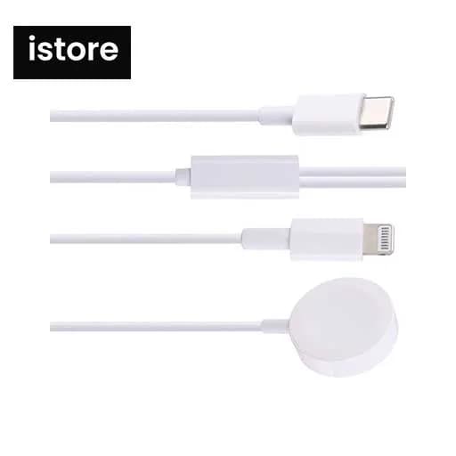 کابل شارژ لایتنینگ و شارژر مگنتی اپل واچ کوتتسی کد 26002 Cotetci iwatch charger