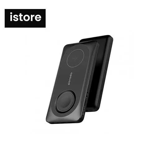 پاوربانک پرودو مدل Multi ظرفیت 10000 میلی‌آمپر ساعت Porodo multi device 10000mah Super slim magsafe powerbank