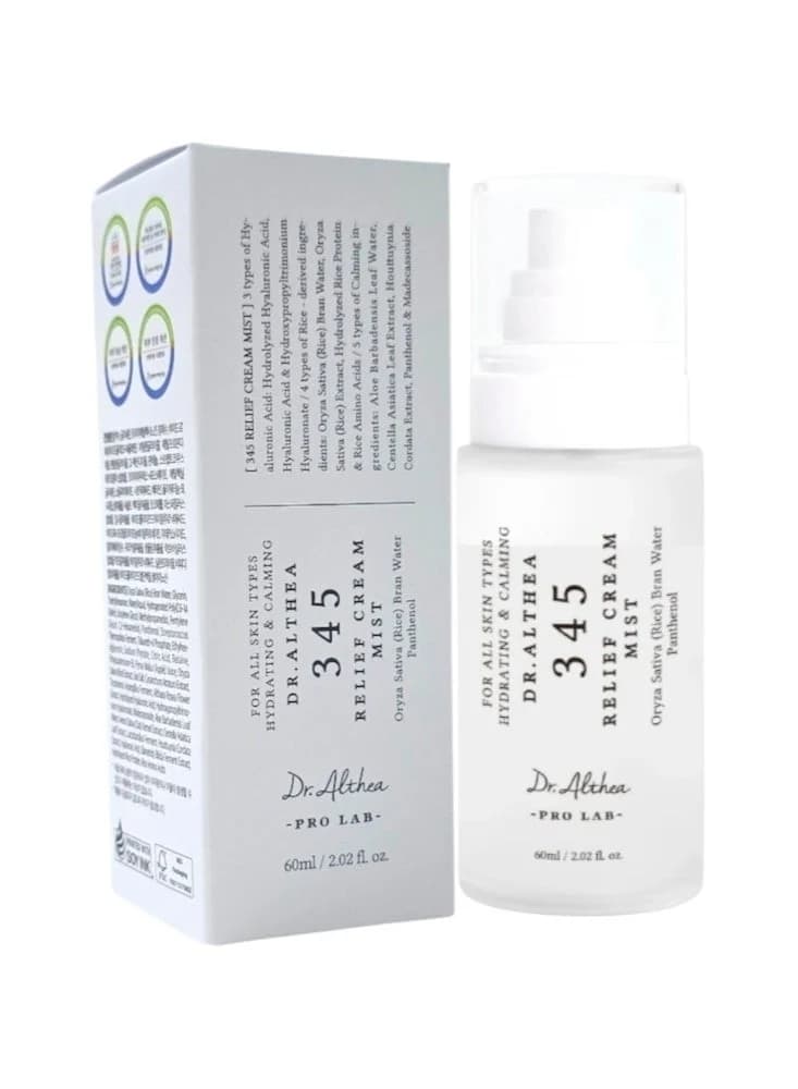 میست آبرسان فوری و ترمیم کننده سد دفاعی پوست دکتر آلتیا 345 مدل Relief Cream حجم 60 میل — تصویر ۵