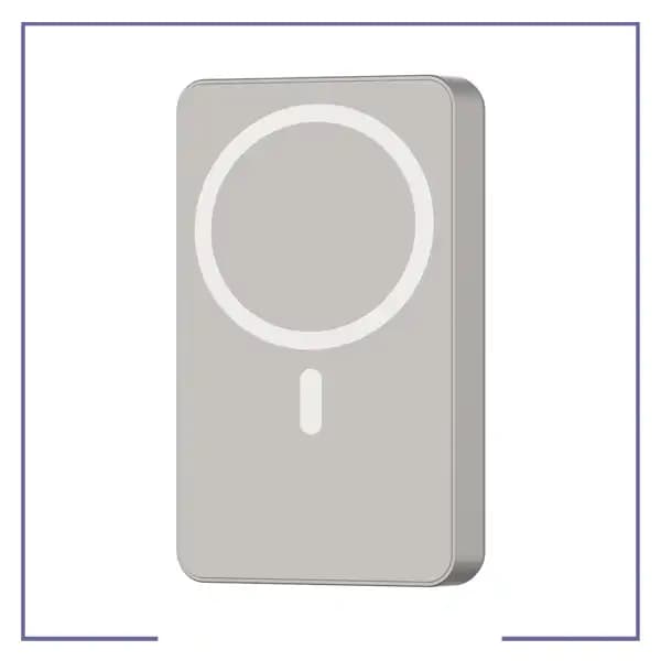 پاوربانک مگ سیف 10000 پاورولوژی تیتانیوم نو با گارانتی | Powerology Magsafe Aluminum Power Bank PPBCHA34 — تصویر ۱۱