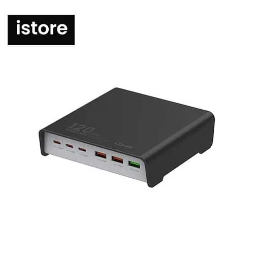 شارژر رومیزی 6 پورت الدینیو مدل LDNIO Q605 فست شارژ 120 وات نو باگارانتی | LDNIO 120W Multi-ports Desktop Charging Station Q605 — تصویر ۱۰