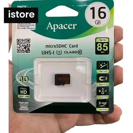 کارت حافظه microSDHC اپیسر مدل AP16G کلاس 10 استاندارد UHS-I U1 سرعت 85MBps ظرفیت 16 گیگابایت | Apacer AP16G UHS-I U1 Class 10 85MBps microSDHC 16GB — تصویر ۱۰