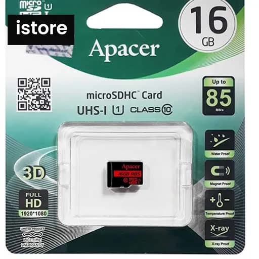 کارت حافظه microSDHC اپیسر مدل AP16G کلاس 10 استاندارد UHS-I U1 سرعت 85MBps ظرفیت 16 گیگابایت | Apacer AP16G UHS-I U1 Class 10 85MBps microSDHC 16GB — تصویر ۱۱