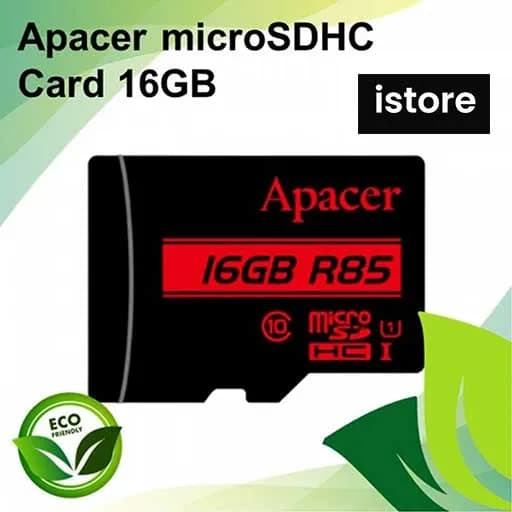 کارت حافظه microSDHC اپیسر مدل AP16G کلاس 10 استاندارد UHS-I U1 سرعت 85MBps ظرفیت 16 گیگابایت | Apacer AP16G UHS-I U1 Class 10 85MBps microSDHC 16GB — تصویر ۳