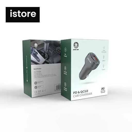 شارژر فندکی گرین لاین 20 وات نو با گارنتی | Green lion car charger 20w — تصویر ۴