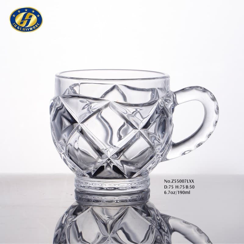 فنجان چای خوری کریستال مدل Carol 190cc