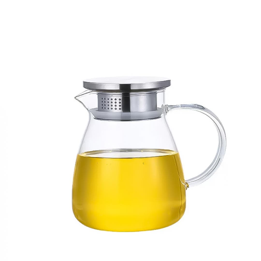 پارچ پیرکس درب استیل Weimei 900ml