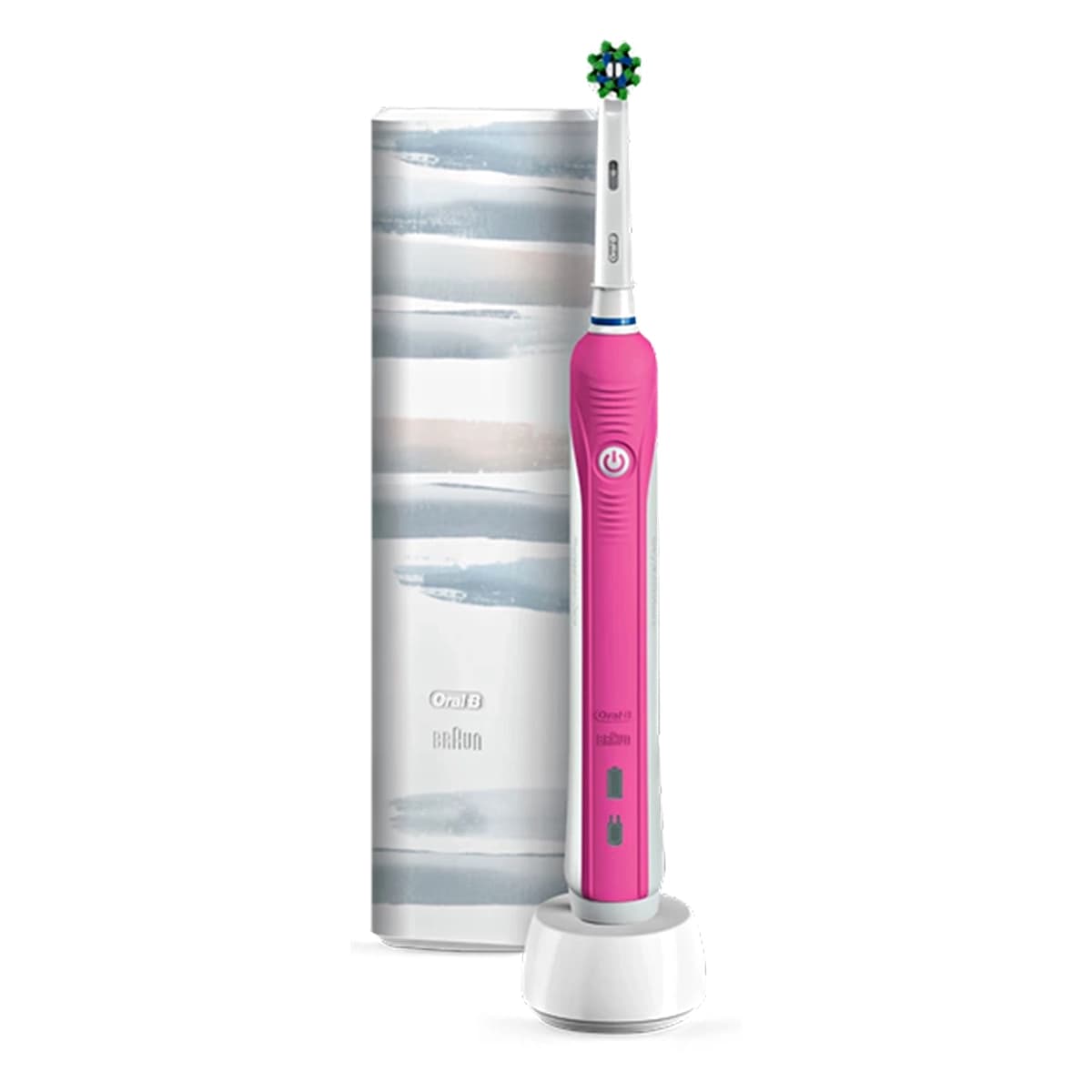 مسواک برقی اورال بی مدل پرو ۱ 680 (cross action-pink) — تصویر ۱۱