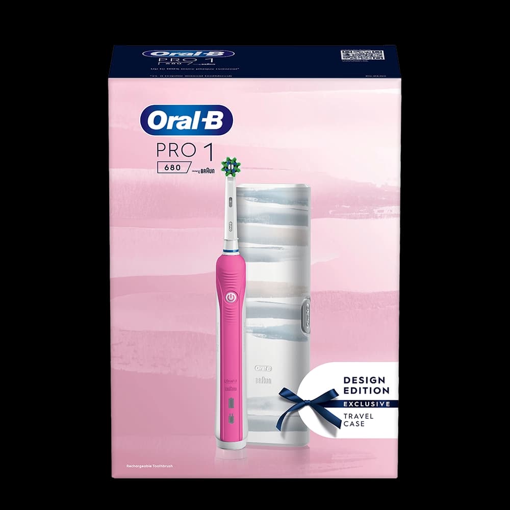 مسواک برقی اورال بی مدل پرو ۱ 680 (cross action-pink) — تصویر ۸