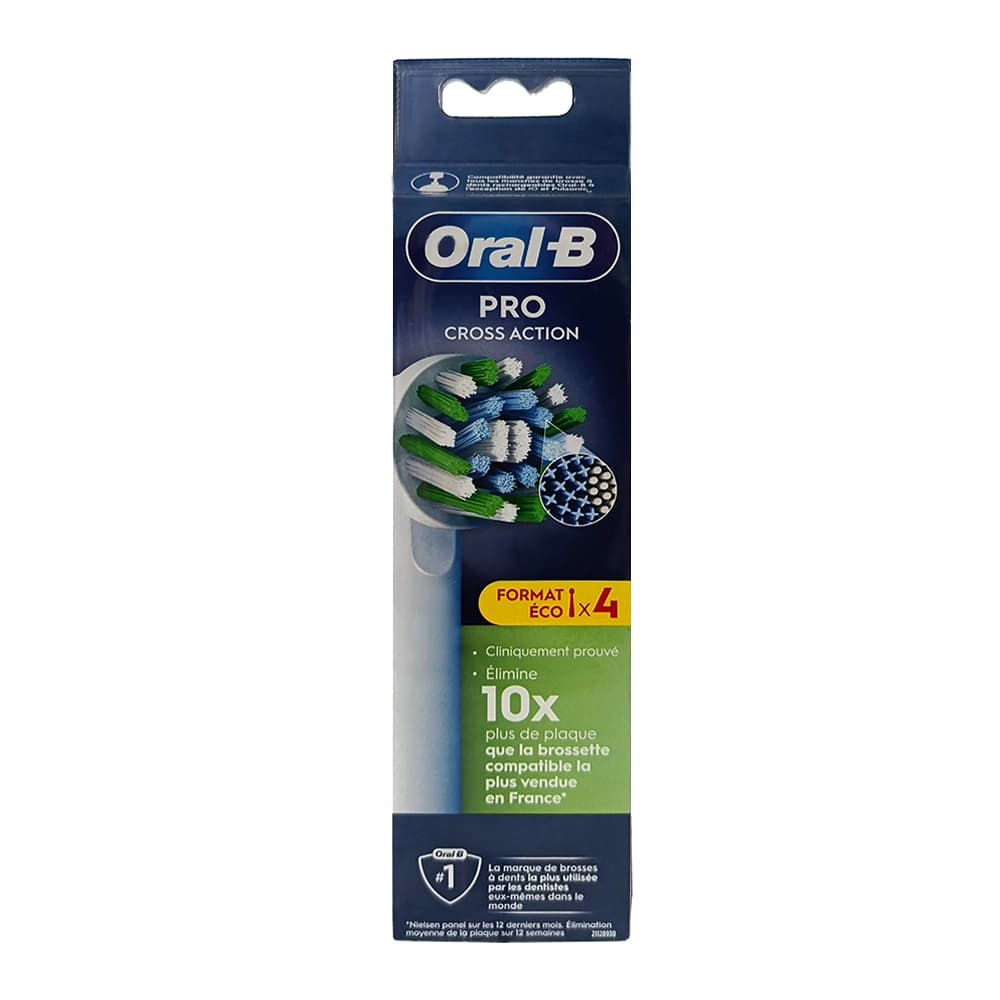 سَری مسواک برقی اورال بی pro cross action-4pcs — تصویر ۱۱