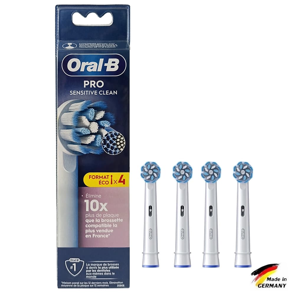 سَری مسواک برقی اورال بی pro sensitive clean – 4pcs
