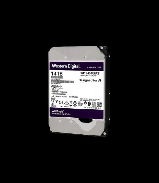 هارد وسترن 14 ترابایت بنفش Purple 14TB WD140PURZ — تصویر ۱۱