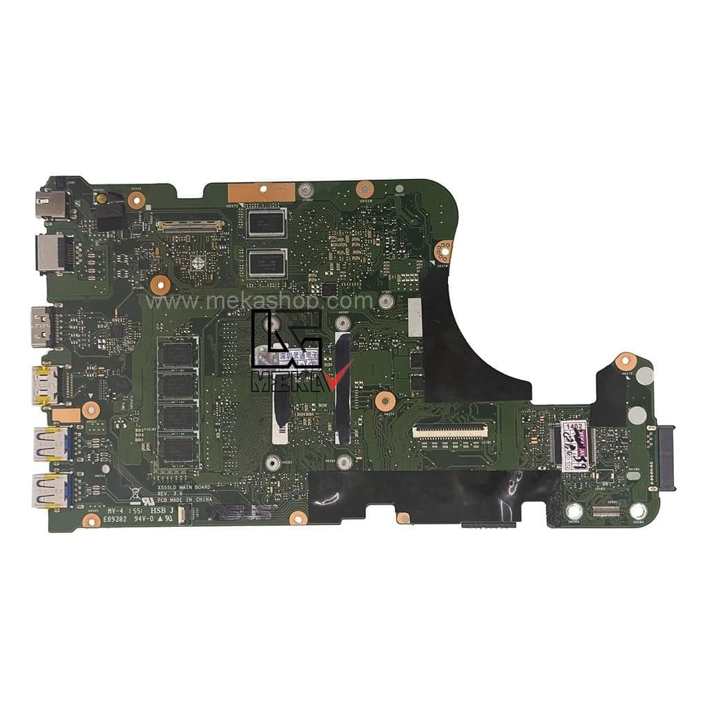 مادربرد لپ تاپ ایسوس Asus X555LD CPU I7-5500U / Rev 3.6 / 30Pin / Ram 4GB / VGA 2GB گرافیک دار — تصویر ۸