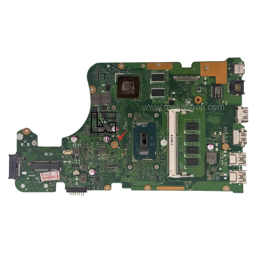 مادربرد لپ تاپ ایسوس X555LD CPU I5-5200U /Rev 3.3 / 30Pin / Ram 4GB / VGA 2GB گرافیک دار معکوس