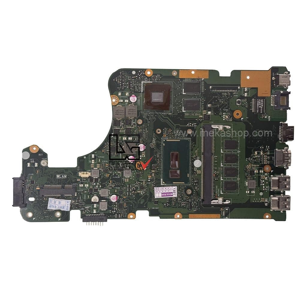 مادربرد لپ تاپ ایسوس Asus X555LD CPU I5-5200U / Rev 3.6 / 30Pin / Ram 4GB / VGA 2GB گرافیک دار — تصویر ۸