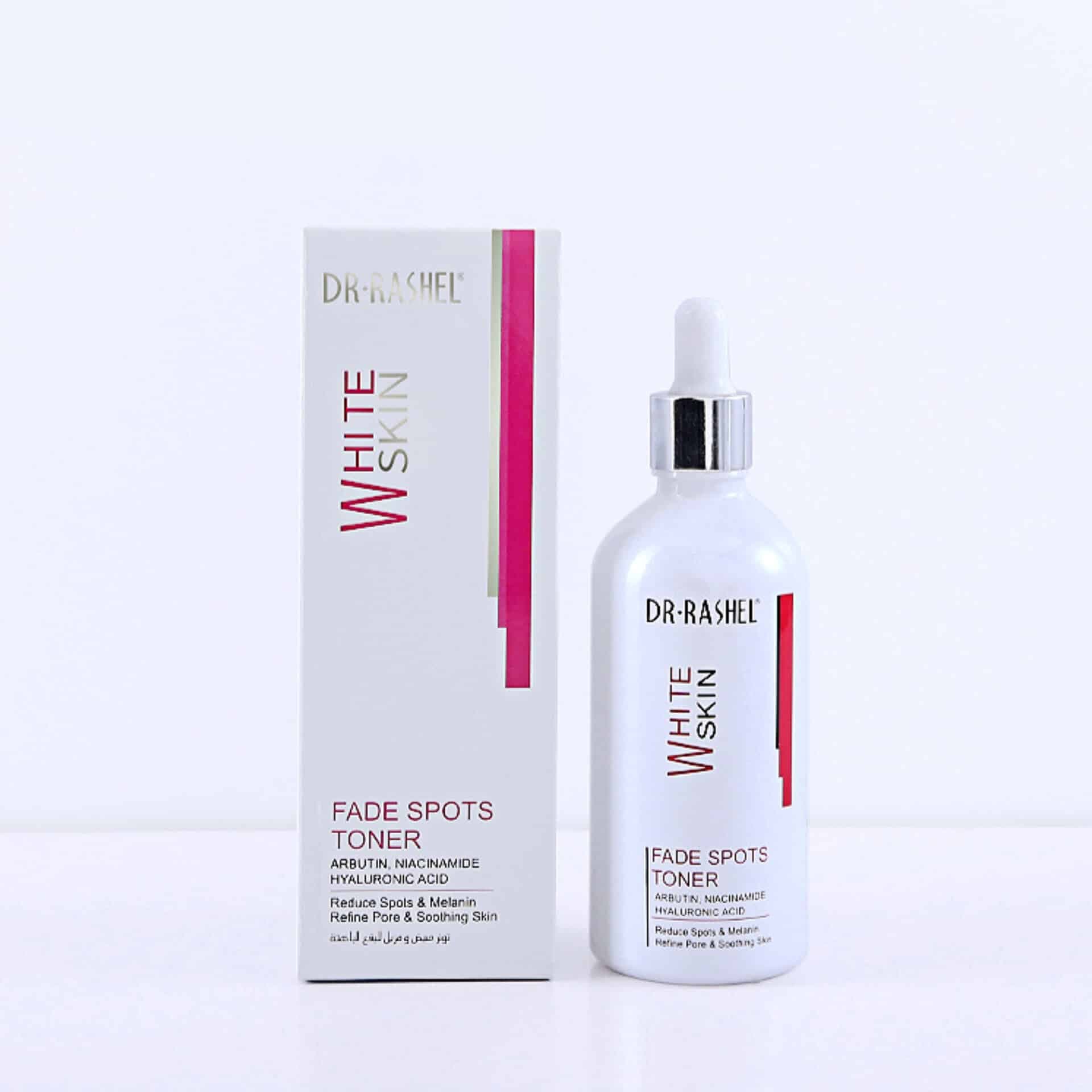 تونر صورت نیاسینامید و آربوتین دکترراشل ضدلک 100 میل DR.RASHEL Whitening Fade Spots Toner — تصویر ۹