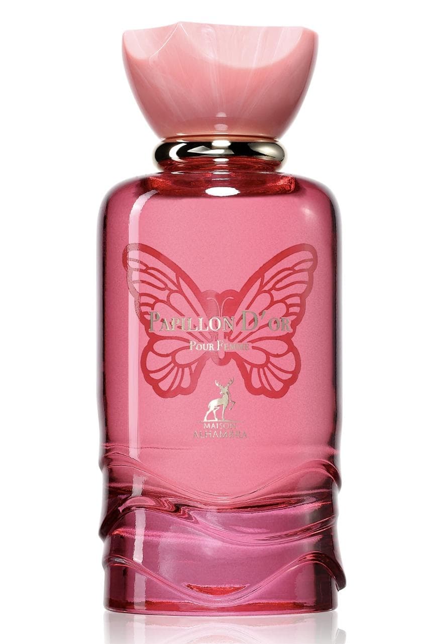 ادکلن پاپیون دور الحمبرا مشابه لابمبا 100 میل | Maison Alhambra Papillon D’Or — تصویر ۷