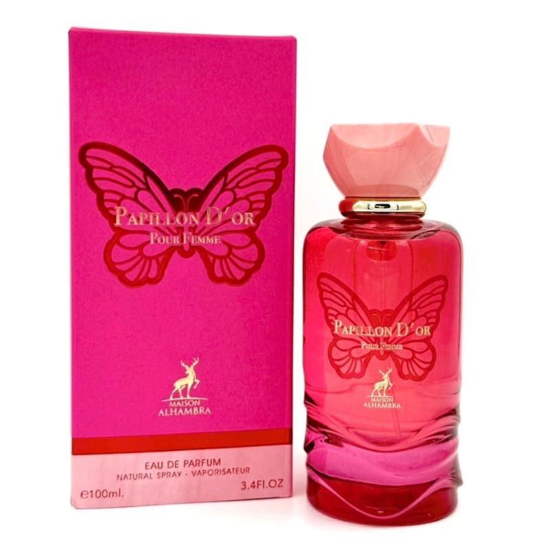 ادکلن پاپیون دور الحمبرا مشابه لابمبا 100 میل | Maison Alhambra Papillon D’Or