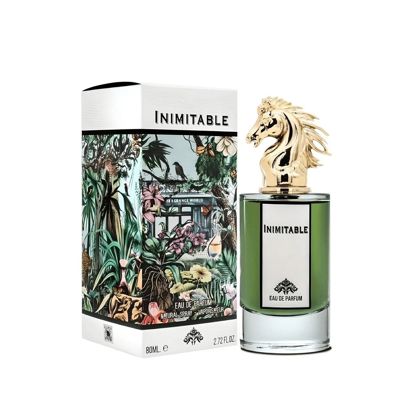 عطر ادکلن مردانه فرگرانس ورد اینیمیتبل 80میل Fragrance World Inimitable