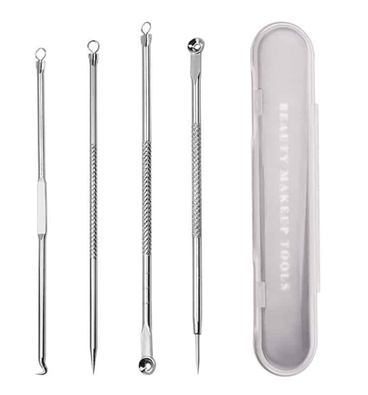 ابزار پیلینگ صورت مخصوص پاکسازی پک 4 عددی Facial peeling tool for cleaning, pack of 4